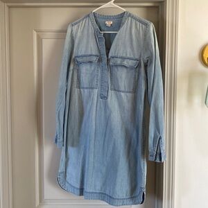 J. Crew Denim Dress- Small